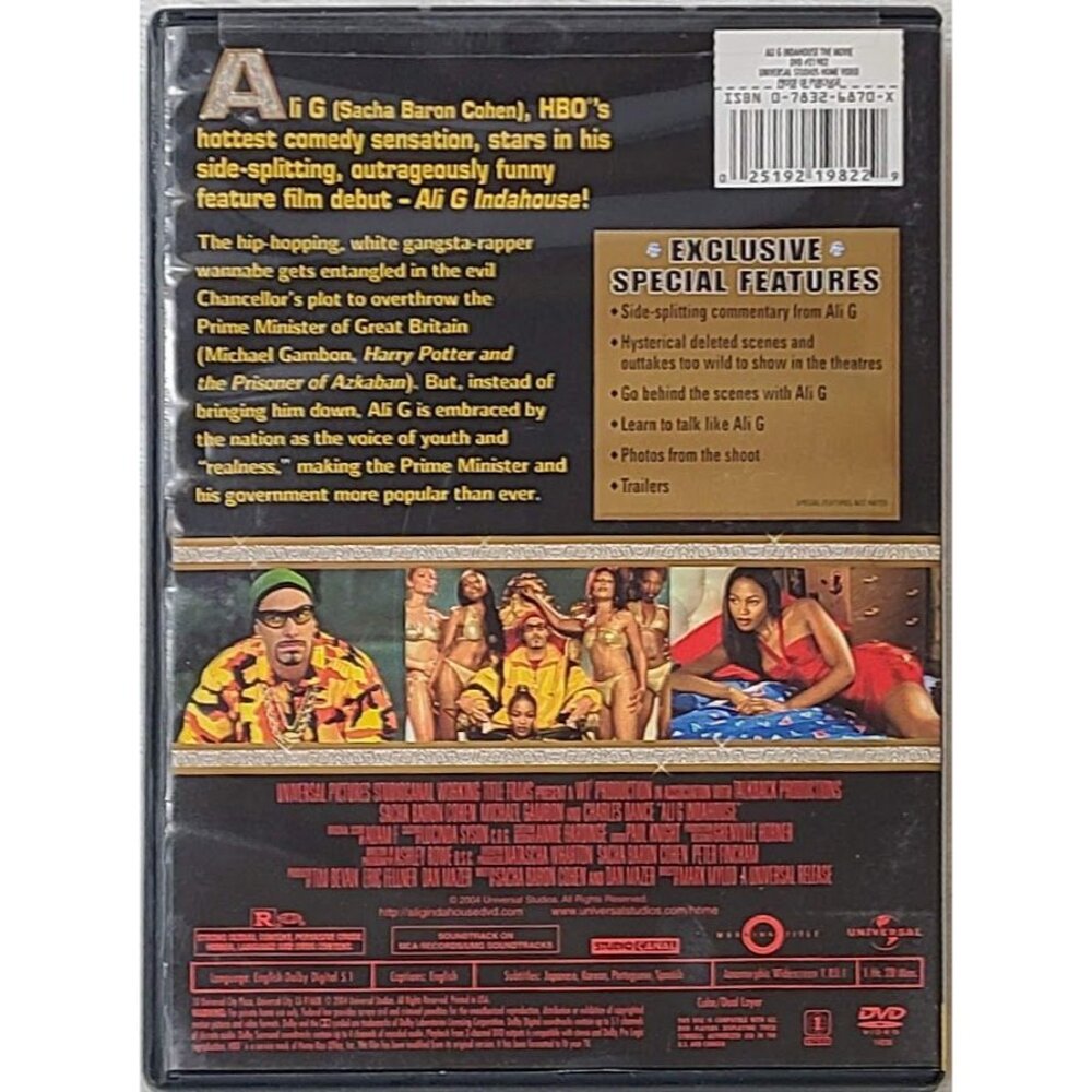 Ali G Indahouse The Movie 2002 DVD Widescreen Edition 2004 Sacha Baron Cohen - Picture 2 of 7